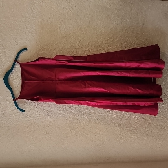 Jenny Annie Dots Girls Formal Red Velevt gown with Bowlero Jacket - Picture 10 of 12